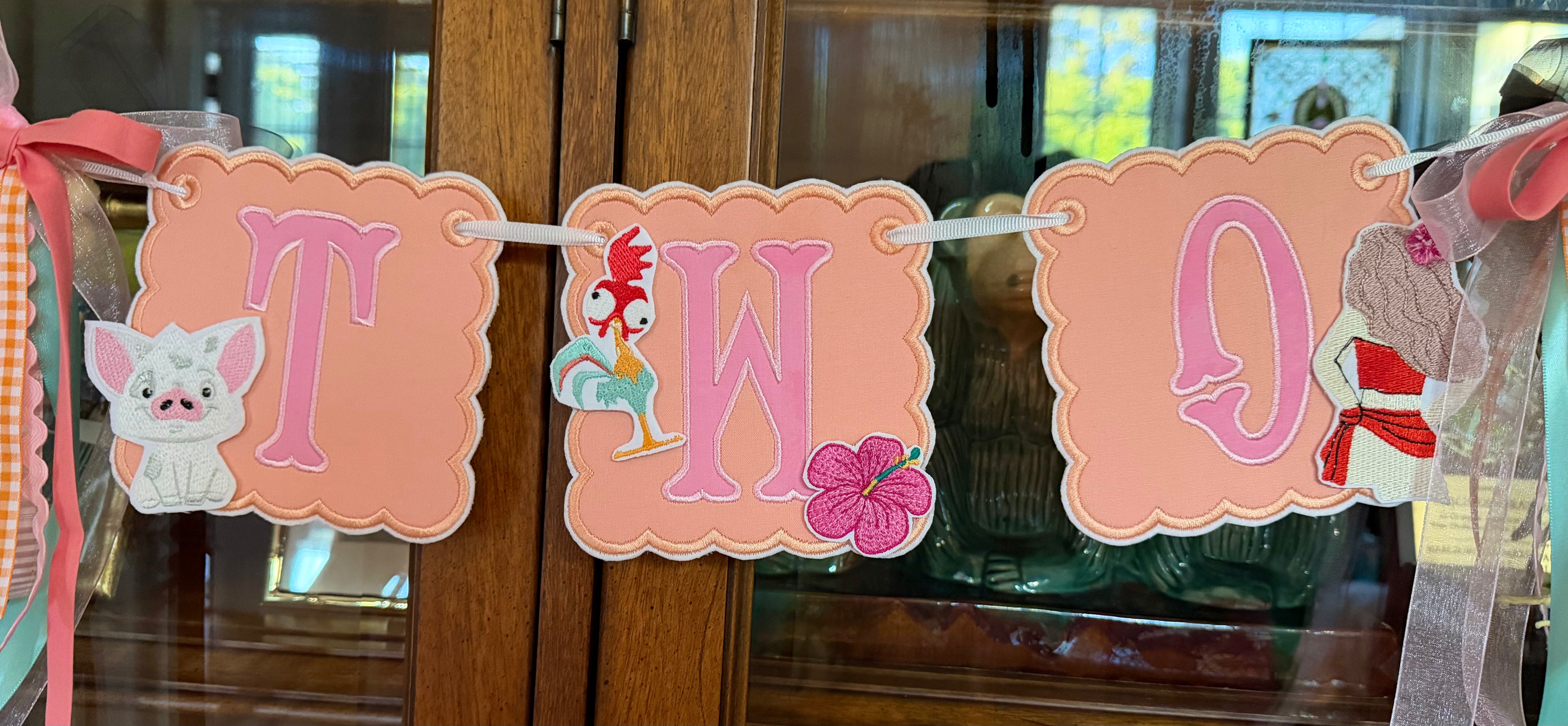 Moana Birthday Banner