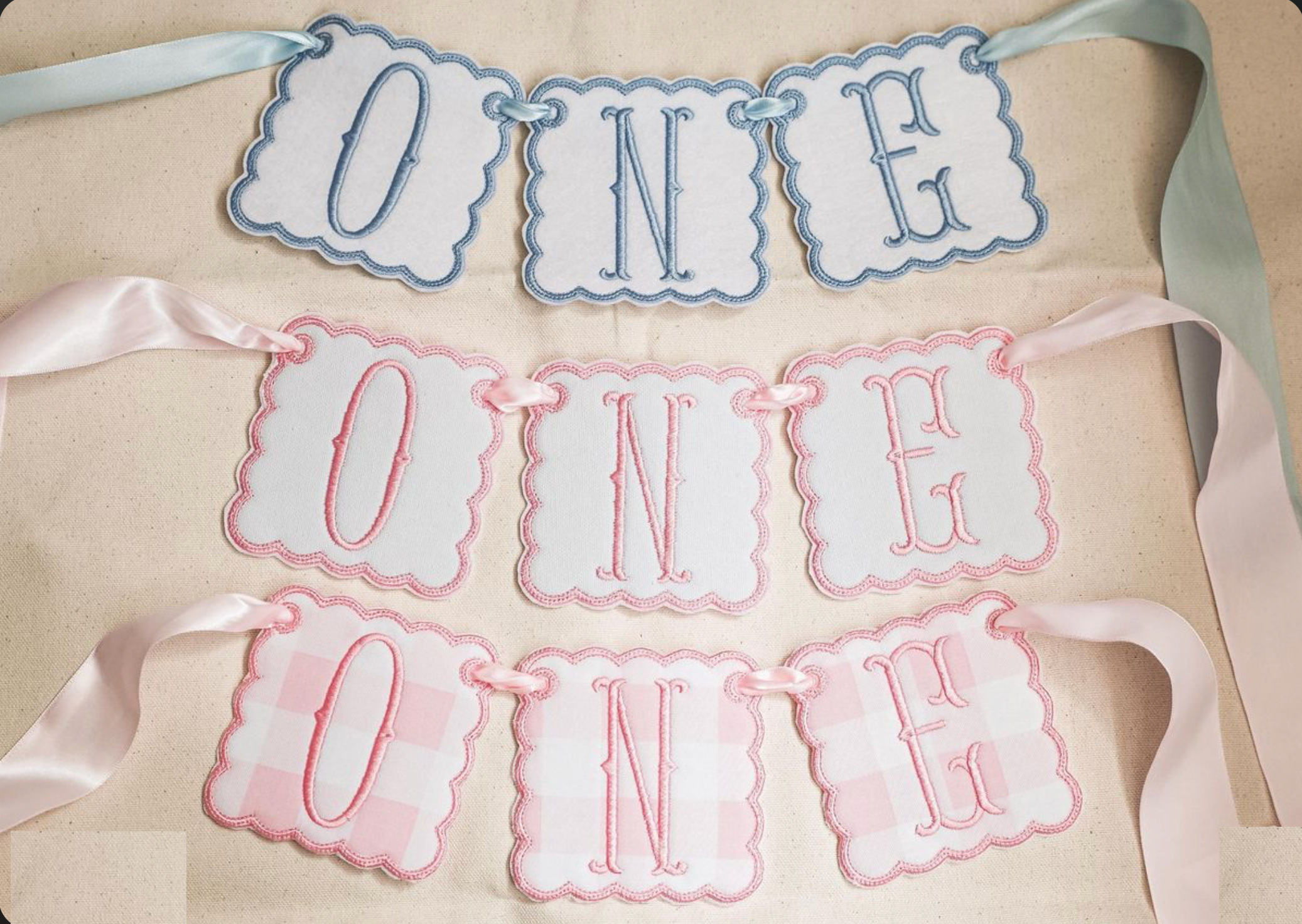 Scalloped Edge One Banner