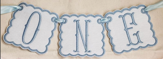 Scalloped Edge One Banner